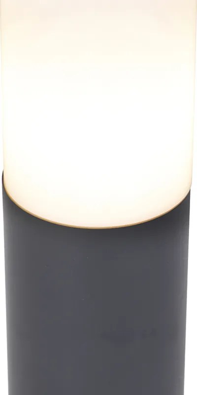 Inteligentny słup oświetleniowy zewnętrzny antracyt 45 cm z WiFi P45 - Rox