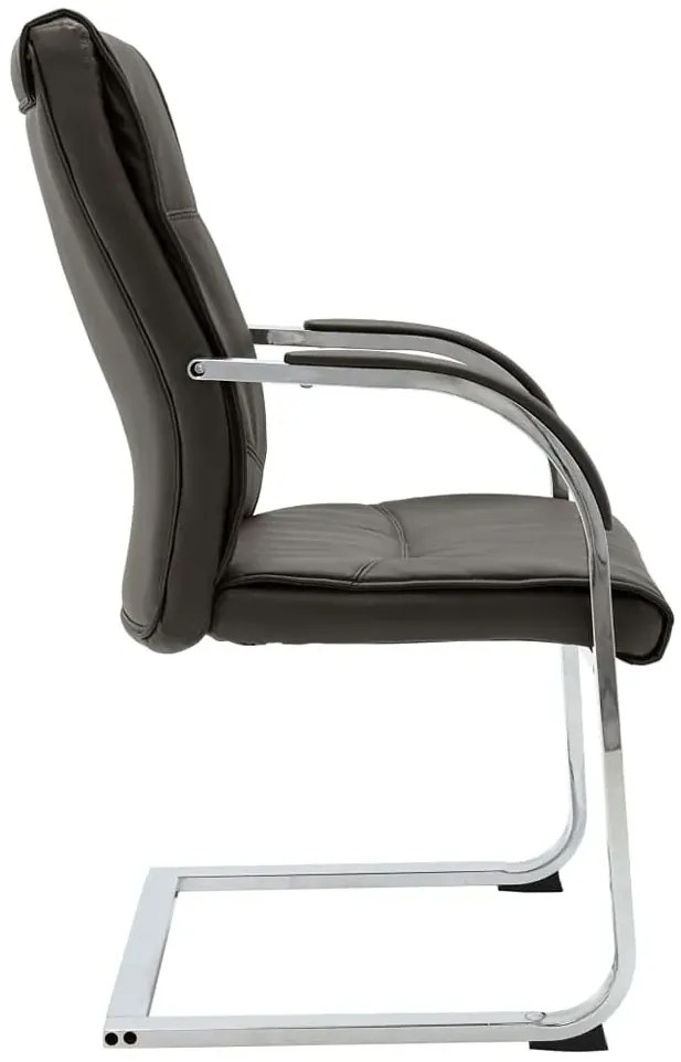Szare ergonomiczne krzesło biurowe A1-B04