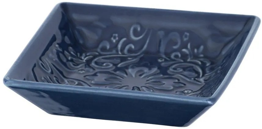Mydelniczka z wzorami w stylu rustykalnym, ceramiczna podstawka łazienkowa - WENKO