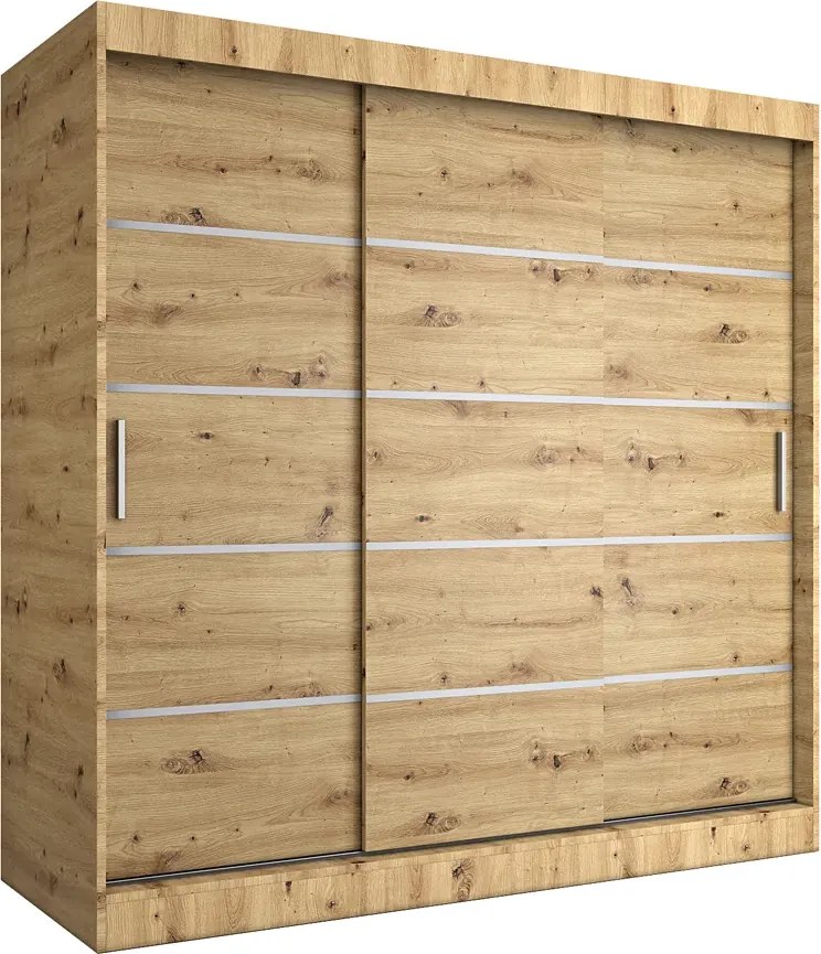 Szafa przesuwna dąb artisan 200 cm D5-H33