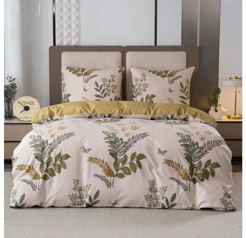 PrzytulneMieszkanie.pl PrzytulneMieszkanie.pl Pościel z mikrowłókna ORVILA beżowa Rozmiar pościeli: 70 x 90 cm | 140 x 200 cm