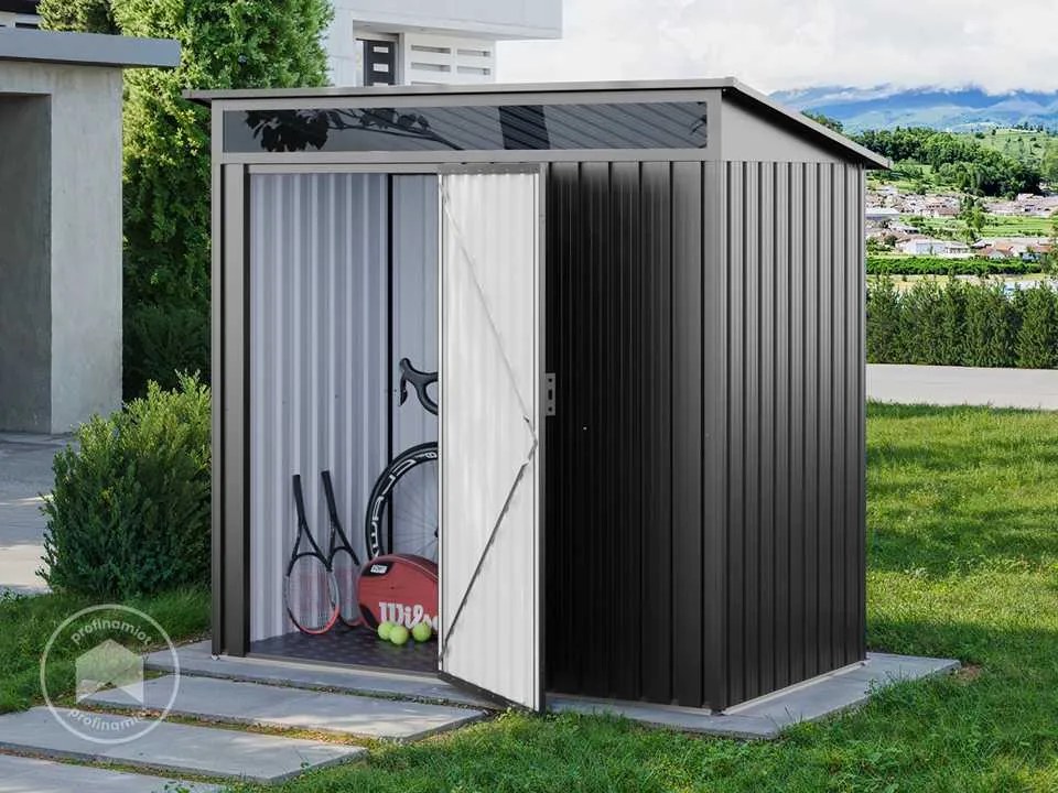 PRIMEYARD 180 x 100 cm Domek narzędziowy, szaroperłowy - (GFPV01007)