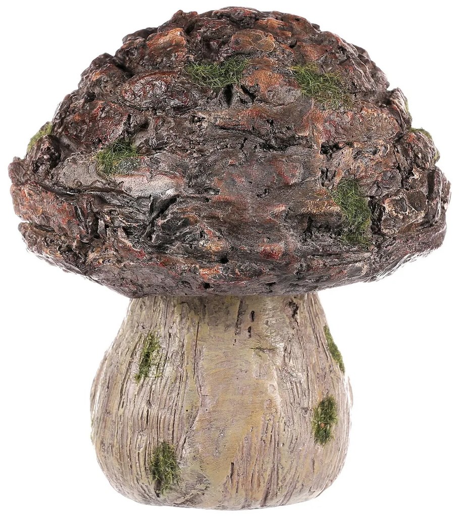 Dekoracja ogrodowa Grzyb, 16 x 17 x 16 cm, polyresin