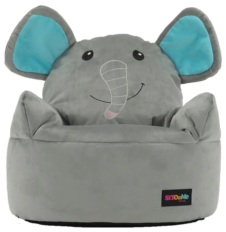 Puf dla dzieci Słonik Baby, 55 x 50 cm