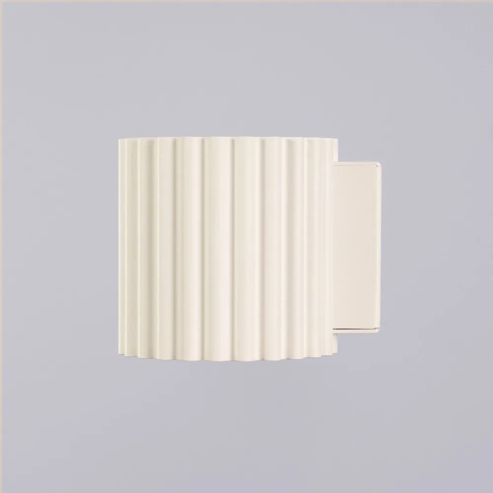 Kremowy kinkiet ø 10 cm Zora – Sollux