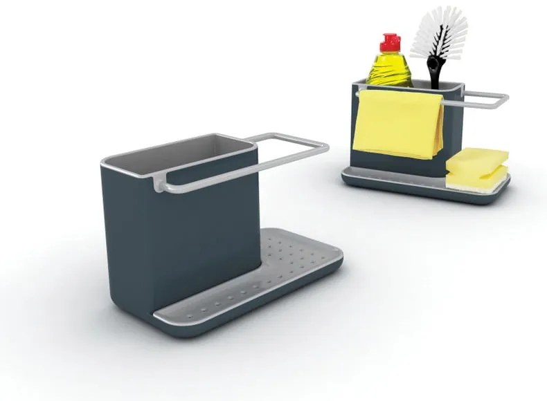 Szary stojak na środki czystości Joseph Joseph Caddy Sink Tidy