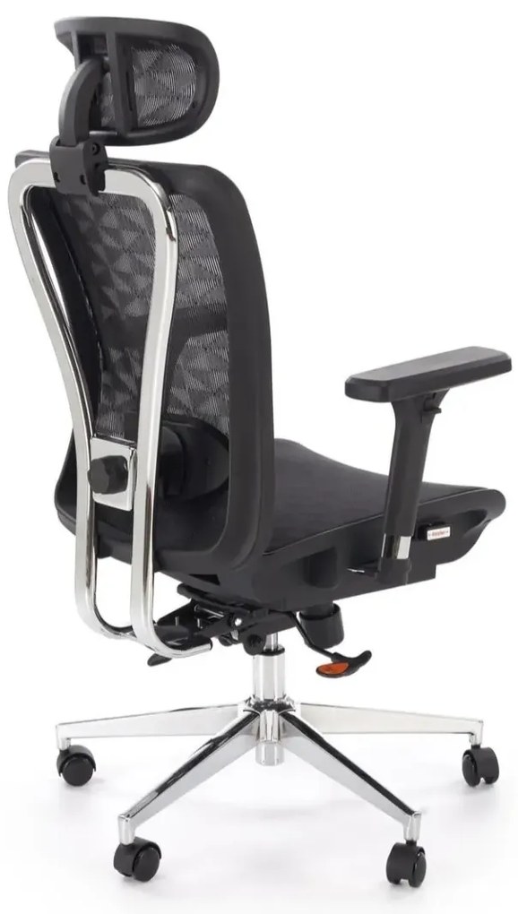 Fotel biurowy VIXEN czarny ergonomiczny HALMAR