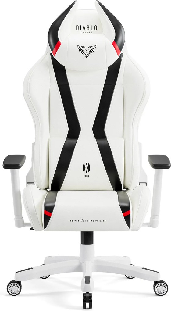 Fotel dla graczy Diablo X-Horn 2.0 King Size biały