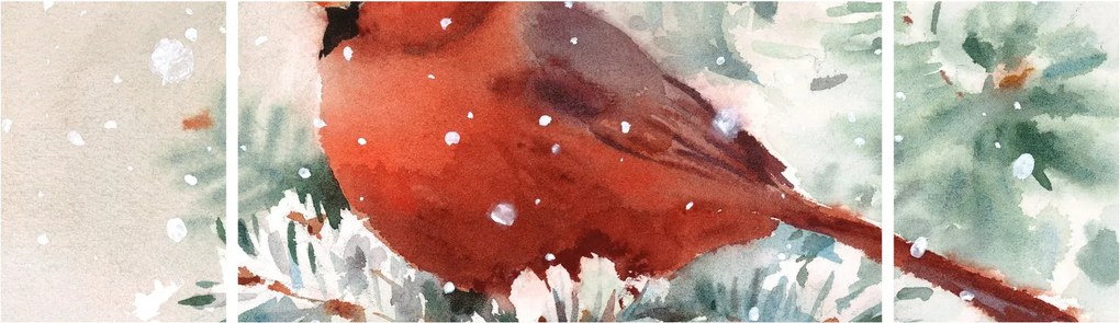 Obraz - Kardynał (170x50 cm)