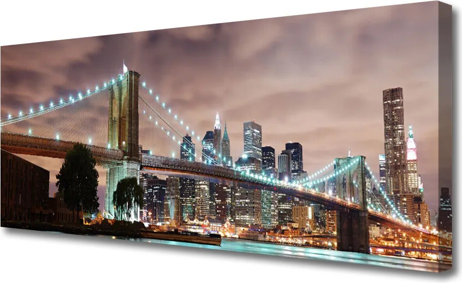 Obraz canvas Tęcza nad Słonecznym Wodospadem