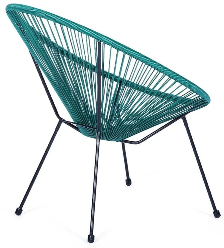 Zielony metalowy/plastikowy fotel ogrodowy Avocado Comfort – Bonami Selection