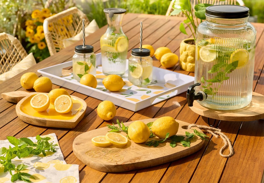 Szklany słoik z kranikiem KITCHEN ESSENTIALS, 3900 ml