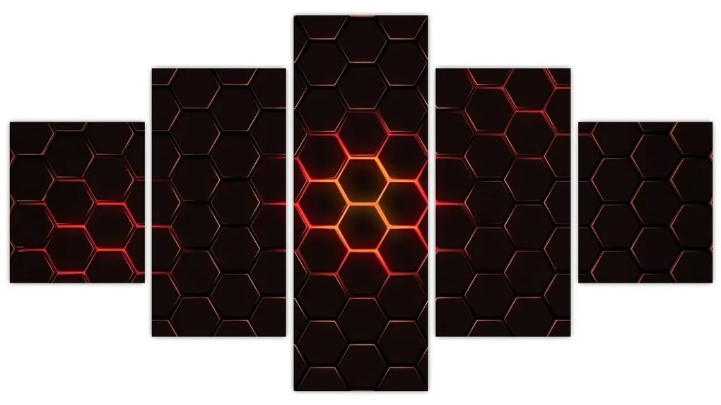 Obraz siatki (125x70 cm)