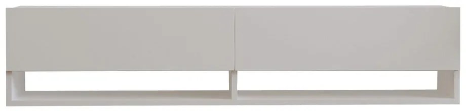 Biała szafka pod TV 141x31x30 cm Arges – Kalune Design