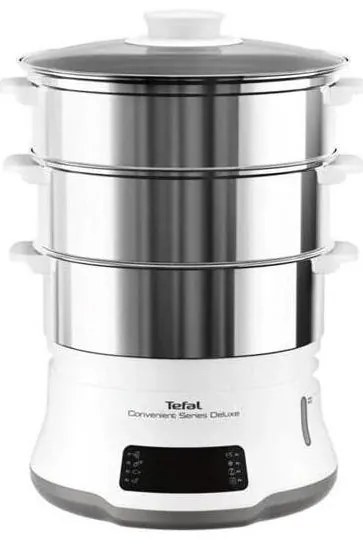 Tefal - Garnek parowy CONVENIENT SERIES DELUXE 9l 900W/230V stal nierdzewna
