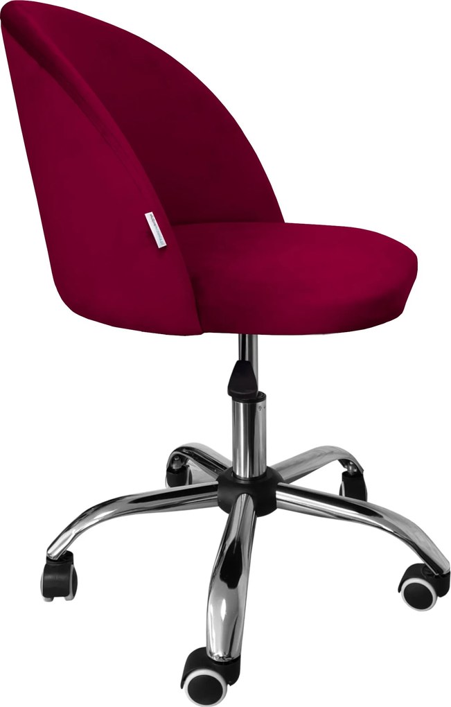 Fotel obrotowy COLIN krzesło biurowe fotel ergonomiczny do biurka : Kolor Stelaża - Chrom, Kolor tkaniny - VELVET - MG31, Typ siedziska - Siedzisko obrotowe 360°, Typ tkaniny - Velvet