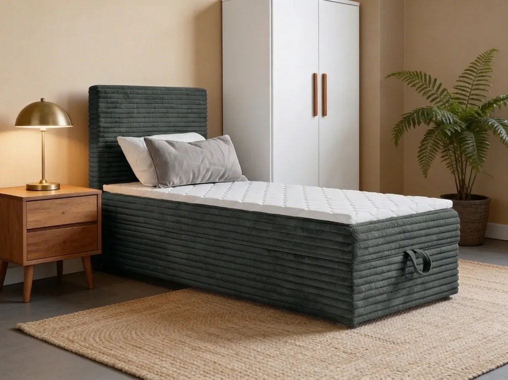 Łóżko kontynentalne Hawana Mini - Powierzchnia spania: 60x185 cm
