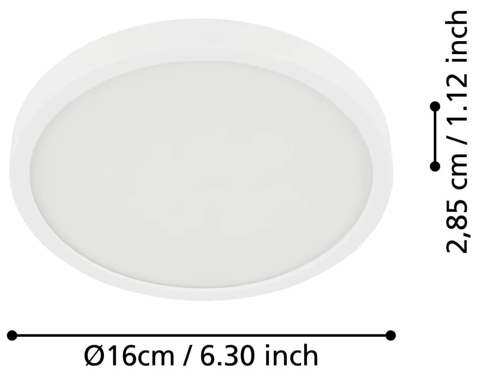 Biała lampa sufitowa LED FUEVA 5 – EGLO