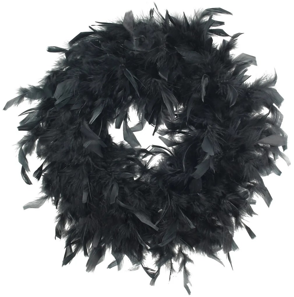 Wieniec Feathers ⌀40cm black