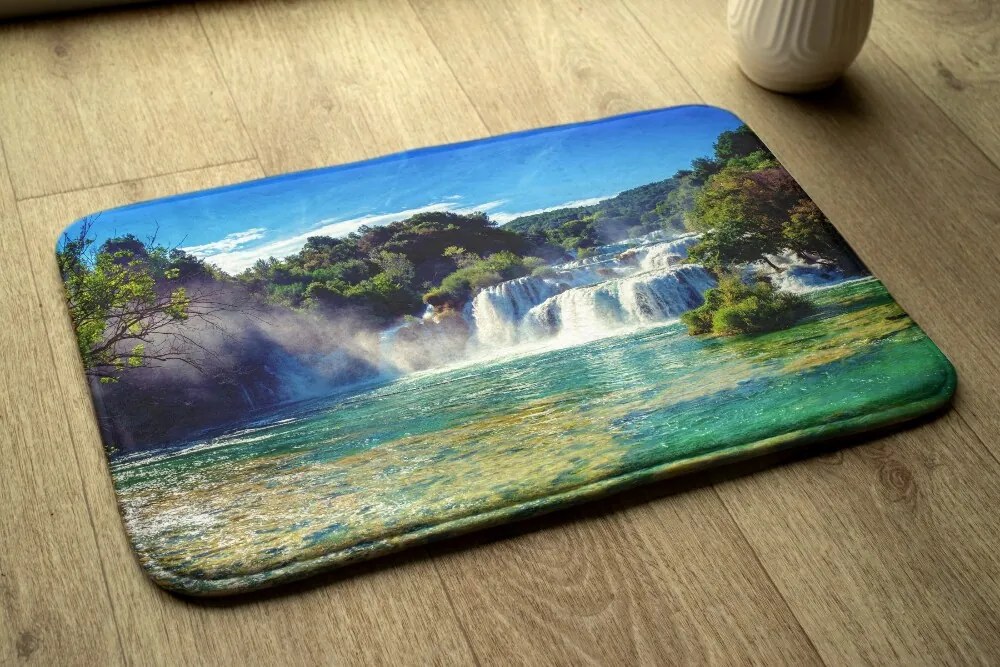 Dywanik łazienkowy Dywanik łazienkowy Krajobraz Wodospad