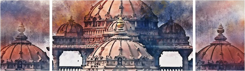 Obraz - Akshardham, New Delhi, Indie (170x50 cm)