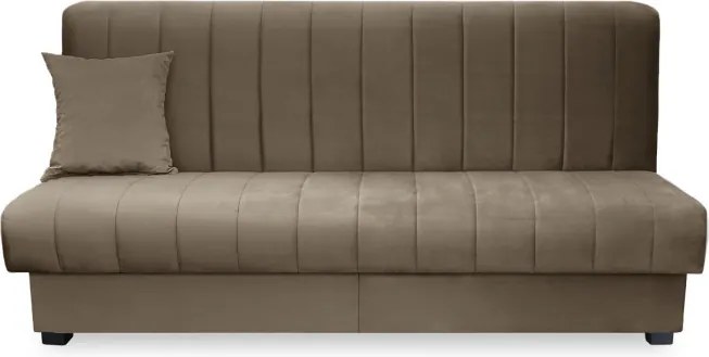 Sofa z Funkcją Spania SIGMA Rozkładana Wersalka Dwuosobowa Beżowa Nowoczesna do Salonu