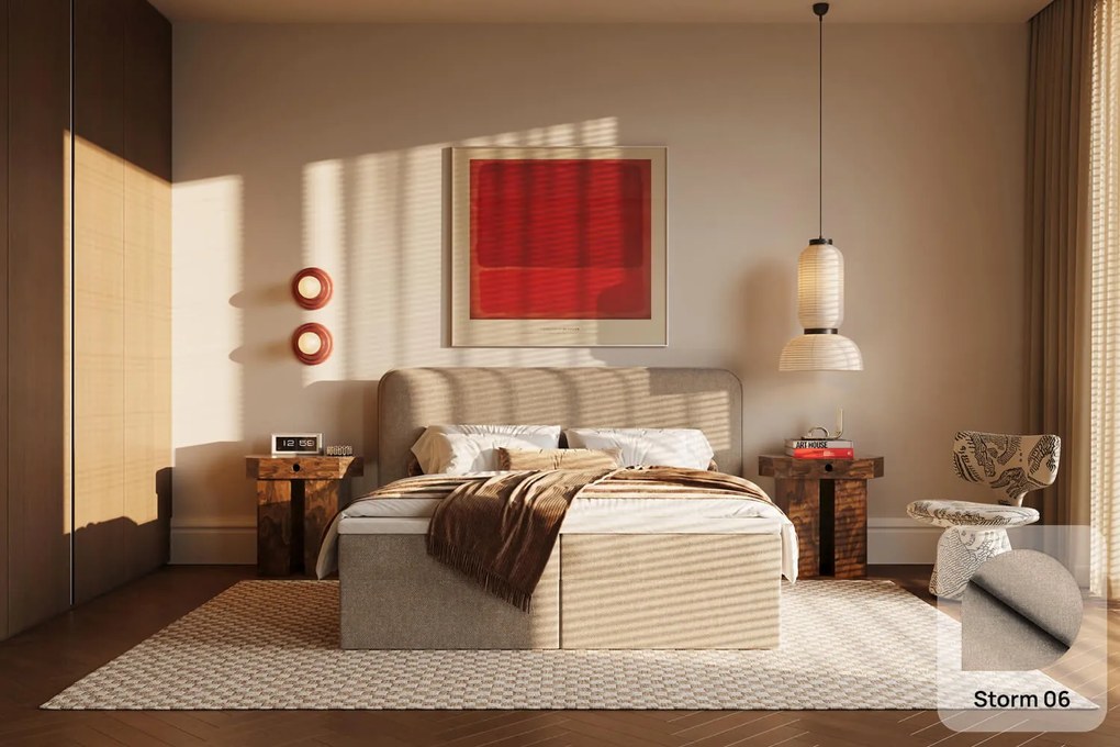 Łóżko kontynentalne Odette