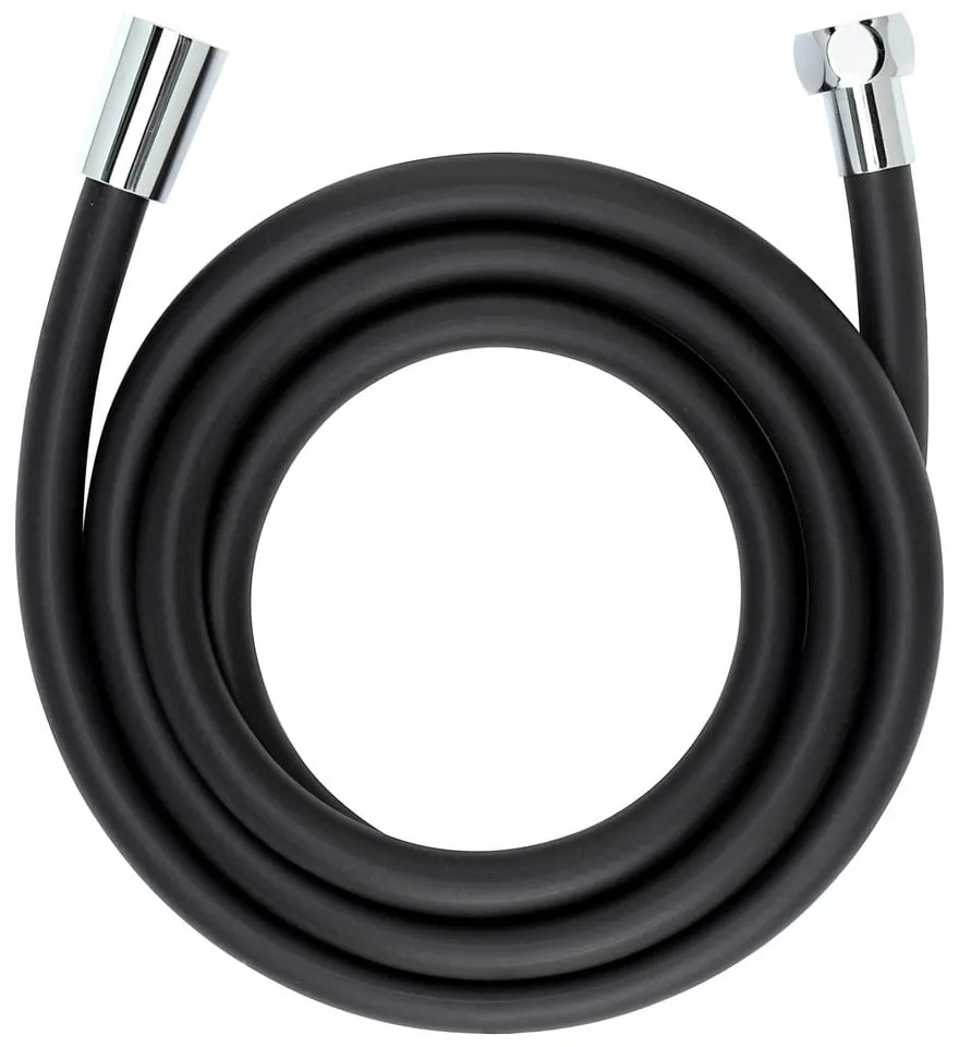 Wąż prysznicowy Wenko Black Matt, dł. 175 cm