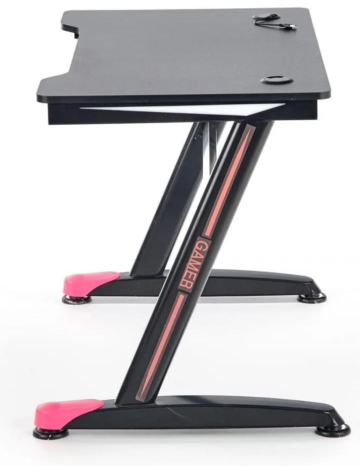 B40 biurko gamingowe czarny / czerwony