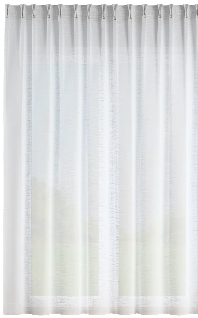 Firana na haczykach flex podwójnych