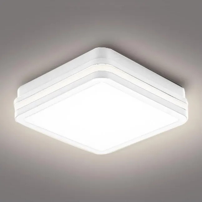 Brilagi - Oprawa zewnętrzna LED BENE LED/24W/230V 26x26 cm biała IP54
