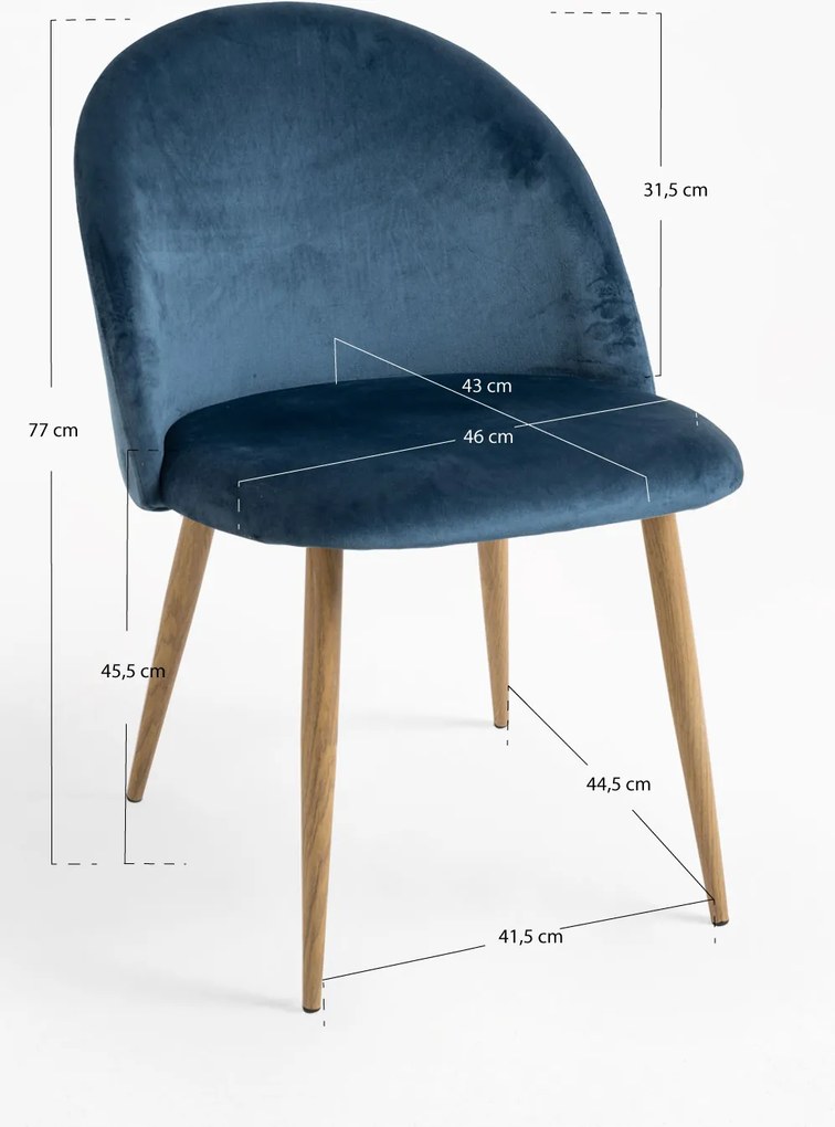 Silla Vint Terciopelo