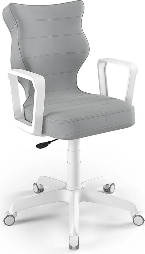 Krzesło obrotowe z podłokietnikami Norm White rozmiar 5 (146-176,5 cm)
