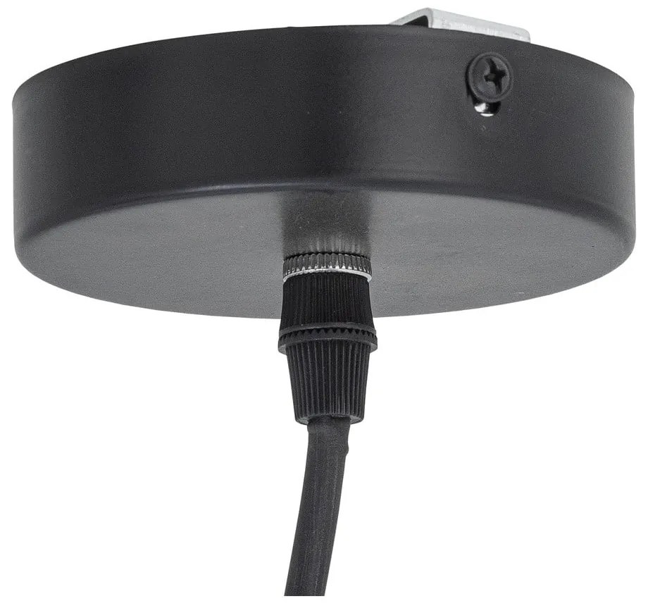 Szara lampa wisząca ze szklanym kloszem ø 19 cm Motella – Bloomingville