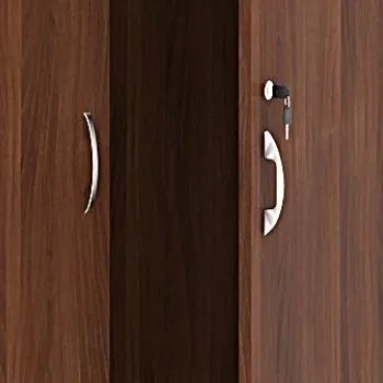 Szafa biurowa ARRISTO LUX, 800 x 400 x 1836 mm, orzech