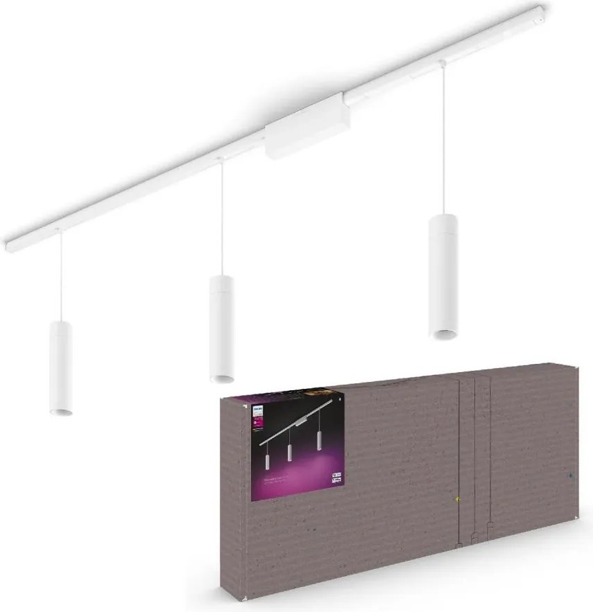 Philips - Zestaw 3x ściemnialnych opraw LED RGB do systemu szynowego Hue LED RGB/15,6W/230V