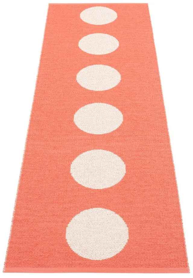 Łososiowy chodnik odpowiedni na zewnątrz 70x225 cm Vera Flamingo – Pappelina