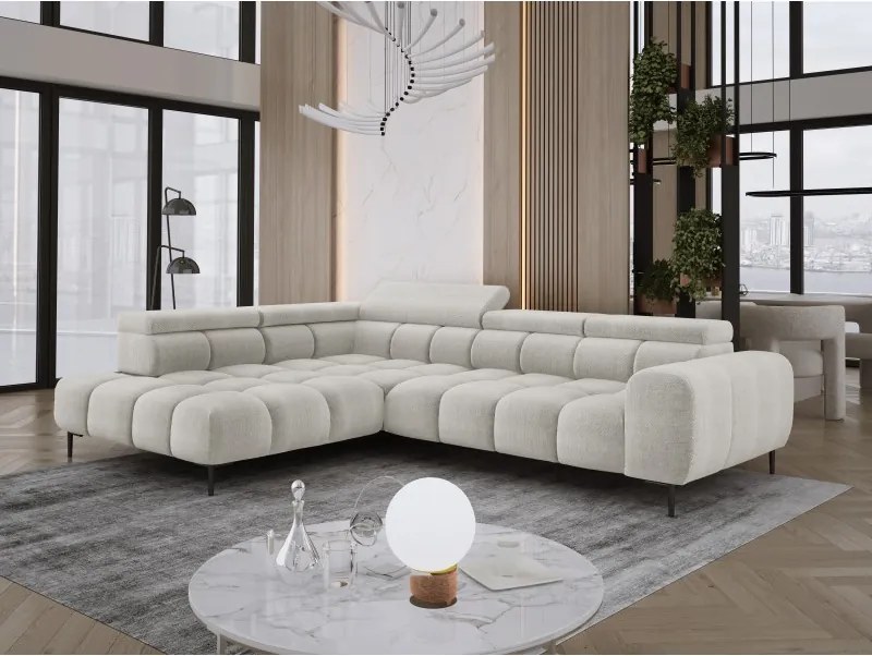 Narożnik PLAZA L Lewostronny w tkaninie EDEN 01 WERSAL