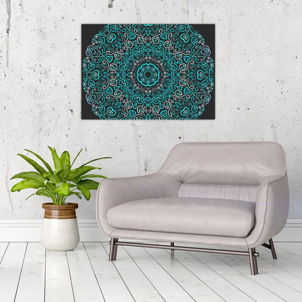 Obraz abstrakcji ozdobnej (70x50 cm)