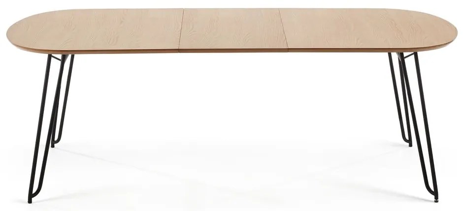 Rozkładany stół w dekorze dębu 90x140 cm Novac – Kave Home