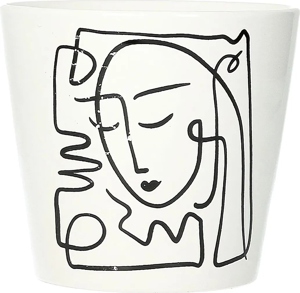 Osłona na doniczkę Face II 12cm