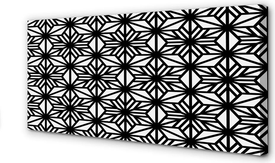 Zdjęcie na płótnie Geometryczne Motywy Kwiatowe