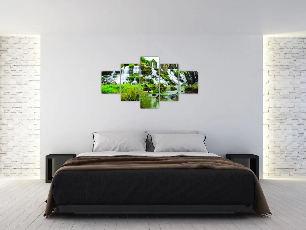 Obraz - wodospady (125x70 cm)