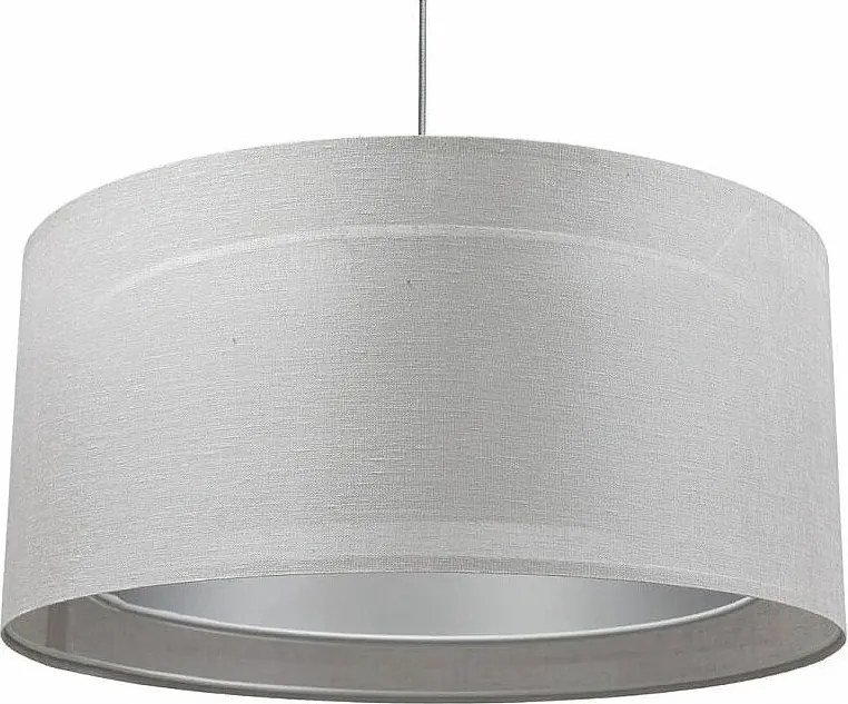 Lampa wisząca DUO LEN LIGHT 003-60 szara/srebrna