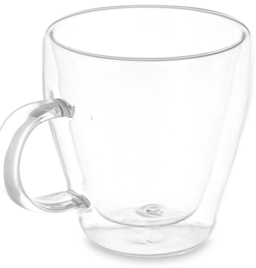 Zestaw kubków z podwójnym dnem i ściankami, 6 sztuk, 270 ml