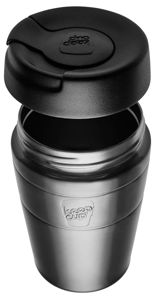 Antracytowy kubek termiczny 340 ml Helix Therman Nitro Gloss M – KeepCup