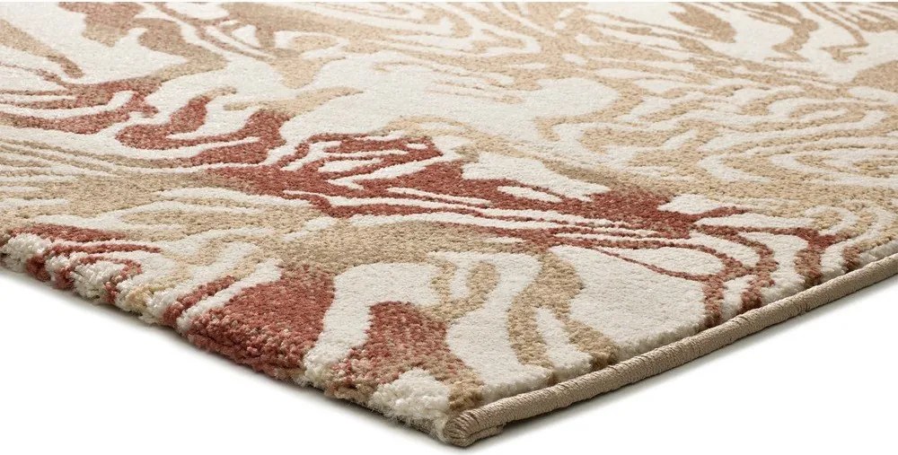 Beżowy/w kolorze terakoty dywan 133x190 cm Astra – Universal