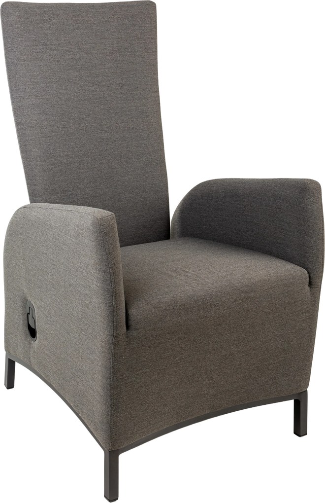 Doppler PARIS LIKA-TEX® szare - luksusowy regulowany fotel ogrodowy - Towar rozpakowany (N352)