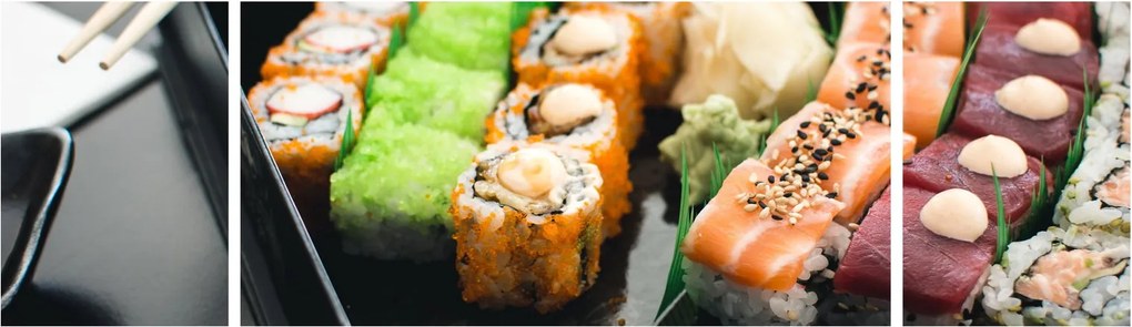 Obraz - Sushi (170x50 cm)