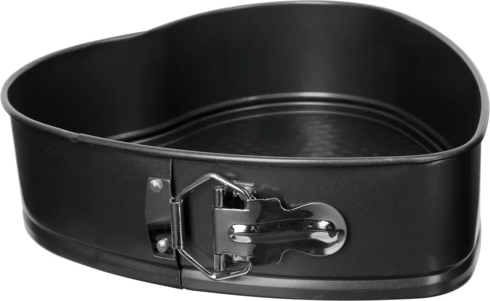Forma do pieczenia, blacha z motywem serca, non-stick, 24 x 23 cm